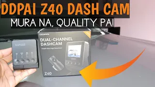 DDPAI Z40 Dashcam DIY Install and Review | Quality na Dashcam na Abot Kaya!