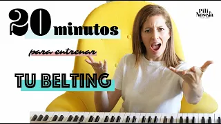 20 minutos para entrenar tu Belting o voz mixta