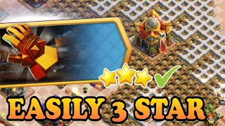 Easily 3 star The Glove From Above Challenge ! coc new challenge attack strategy !