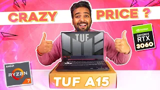 Sabse TUF Laptop | ASUS TUF A15 🔥Ryzen 7 6800h RTX 3060⚡Color Accurate Display (240W)