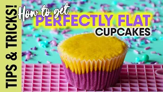 How To Get Perfectly FLAT Cupcakes - The Scran Line