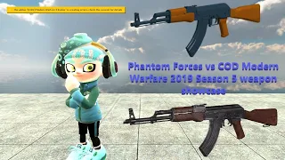 Phantom Forces vs Call of Duty Modern Warfare 2019 (Season 5) Weapon Showcase (Includes attachments)