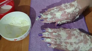 РУКИ БЕЗ МОРЩИН!!!МАСКА для РУК!MASK for hands/КАК СДЕЛАТЬ Руки на 10 лет МОЛОЖЕ!