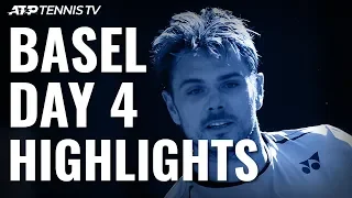 Wawrinka Beats Tiafoe in Epic; Tsitsipas, Bautista Agut Through to QFs | Basel 2019 Day 4 Highlights