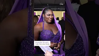 Danielle Brooks attends The Color Purple world premiere in L.A. #oprah #thecolorpurple