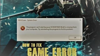 How to fix "VCRUNTIME140.DLL" and "MSVCP140.DLL" Error on pc 100% WORKING