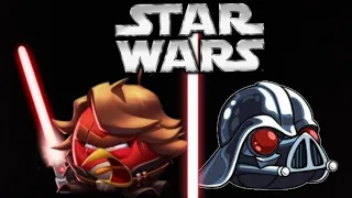 ANGRY BIRDS STAR WARS VS PALPATINE AND DARTH VADER FIGHT