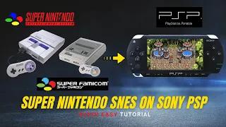 [PSP] How to Install Super Nintendo ROMs Games on PSP? | SNES/SFC on Sony Playstation Portable 2021