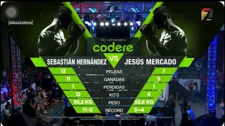 Sebastián Hernández Reyes vs Jesús Mercado Cabrera
