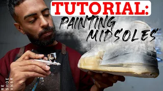 How to Repaint Jordan 3 Midsole Step by Step Tutorial