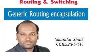Generic Routing encapsulation - Video By Sikandar Shaik || Dual CCIE (RS/SP) # 35012