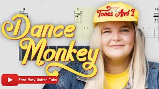 Tones and I - Dance Monkey - Free Easy Guitar Tab