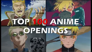 My Top 100 Anime Openings