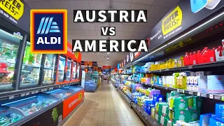 Aldi Supermarket in Vienna Austria vs US: Who Has The Cheapest Food Prices?