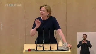 Beate Meinl Reisinger NEOS   Politik live Nationalratssitzung vom 02 07 2019