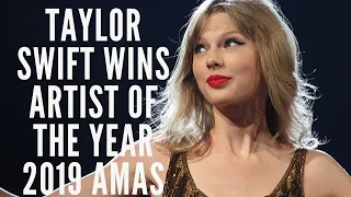 TAYLOR SWIFT WINS ARTIST OF THE YEAR: 2019 American Music Awards