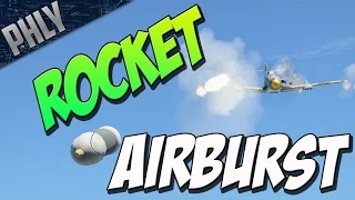 ROCKET AIR BURST - Bomber Hunting (War Thunder Plane Gameplay)
