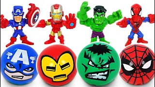 Marvel sorpresa transforma el huevo que Hulk convocó como un Guante Infinito! | Juguete DuDuPop