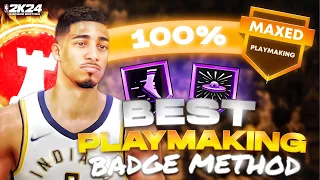 FASTEST WAY TO MAX PLAYMAKING BADGES IN 2K24 ARCADE EDITION | HOW TO GET EASY ASSISTS