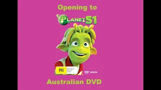 Opening to Planet 51 Australian DVD