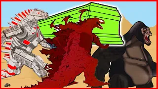 GODZILLA EARTH VS MECHA GODZILLA & KONG ||Coffin Dance Song Meme (Cover)