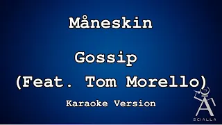 Måneskin - Gossip Feat  Tom Morello (KARAOKE)