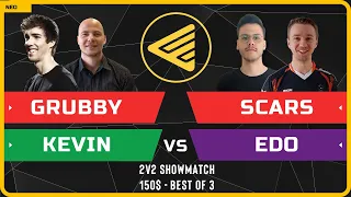 WC3 - Grubby & Kevin vs Scars & Edo - 2v2 Bo3 Showmatch