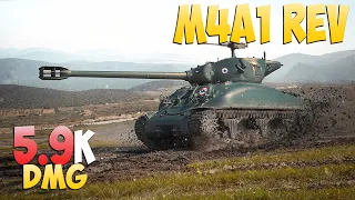 M4A1 Rev - 6 Kills 5.9K DMG - Crazy old man! - World Of Tanks
