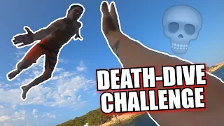 Sprung von riesiger Klippe auf Mallorca!! // + kleine Deathdive Challenge