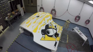 Time-lapse mask video - Pittsburgh Penguins Goalie Mask