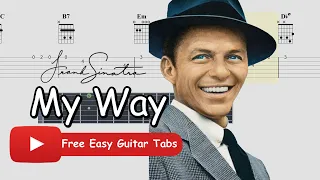 Frank Sinatra - My Way (Free Easy Guitar Tabs)