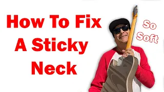 How To Fix A Sticky Guitar Neck - Vlog