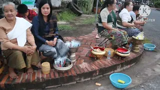 Boun Ork Phansa (ຕັກບາດ ບູນອອກພັນສາ) Luang Prabang Laos 🇱🇦2023