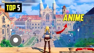 Top 5 Best ANIME High Graphics Games For Android & iOS 2023 | New Anime Games