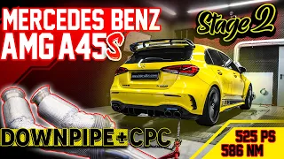 Mercedes-Benz AMG A45S auf 5xxPS | Software Stage 2 + Downpipe + CPC | Chiptuning | mcchip-dkr