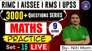 3000+ Maths Most Important Question Series For Class 9|Maths Practice Set 15|Maths By Niti Ma'am