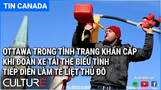 🔴TIN CANADA CHIỀU 07/02 | Cư dân Ottawa, và người biểu tình bấm còi đụng độ tại tòa án