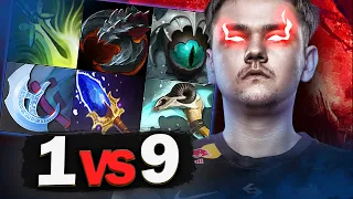 1vs9 Beast Mode - Yatoro's BEST Morphling Game Ever