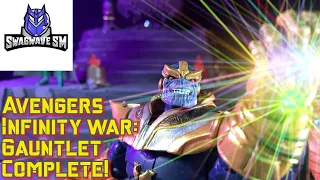 Avengers Infinity War Part 2 [Thanos Completes The Gauntlet- Snap!] (Stop Motion Film)