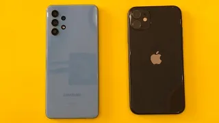 Samsung Galaxy A32 vs iPhone 11