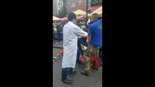 Brawl in Little Italy, NYC