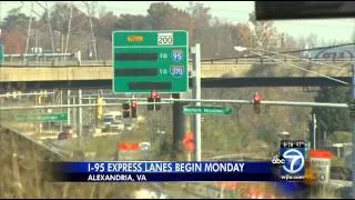 95 Express Lanes to open Monday in Virginia