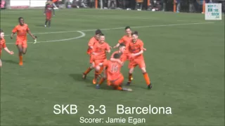 St Kevins Boys vs FC Barcelona - Academy Cup Final 2016