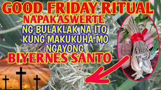 NAPAKA SWERTE NG BULAKLAK NA ITO KUNG MAKUKUHA MO NGAYONG BIYERNES SANTO...