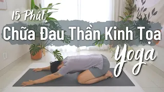 15 Phút Yoga Trị Đau Thần Kinh Toạ Cho Người Mới | Nguyên Yoga