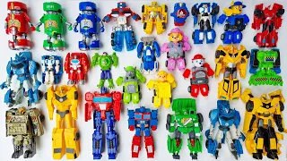 Full Transformers One Step Changers: Rescue Bots, Robot Disguise, Optimus Prime, Excavator, Godzilla