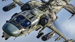 Russian Ka-52 Alligator Attack Helicopter