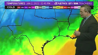 Near-record warm in SE Texas for the Christmas Weekend