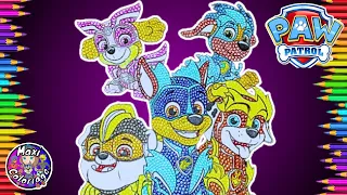 PAW PATROL COLORING BOOK PAGES CHASE, STELLA,RUBEN, MARCUS, ZUMA - COMMENT DESSINER PAT PATROUILLE