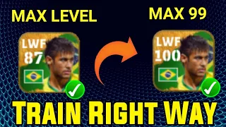 100 Rated (LWF) Neymar Jr  || max level max rating efootball 2023 level up Neymar Jr Brazil Premium